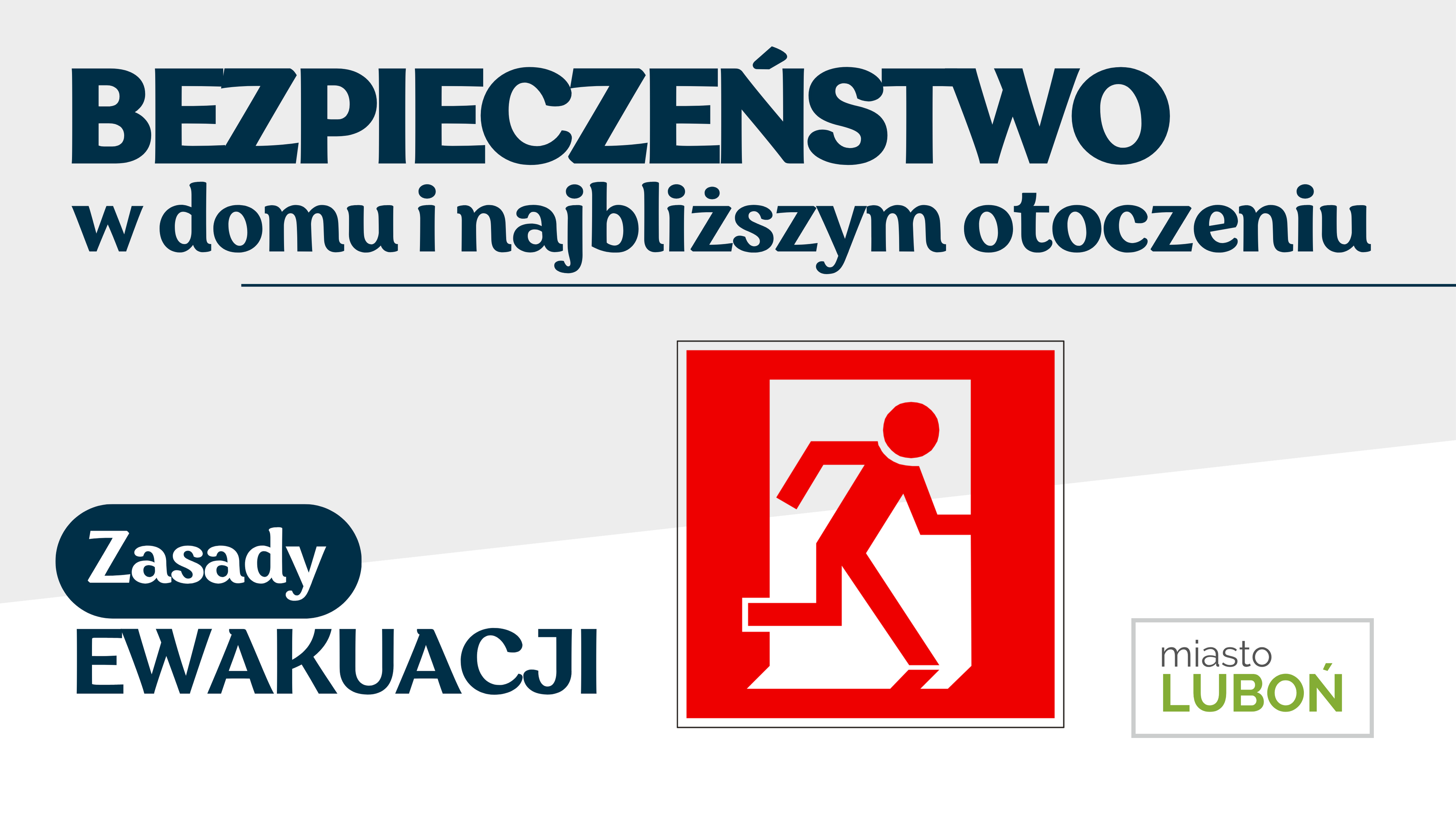 Zasady ewakuacji, grafika ozdobna, treść dostępna w artykule