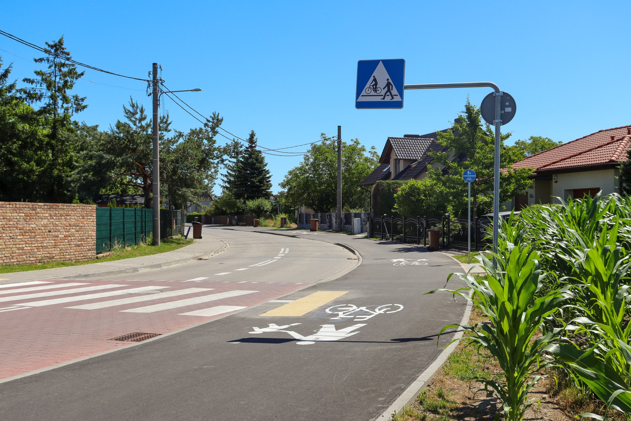 Droga pieszo-rowerowa na ul. Buczka. Fot. Archiwum UML
