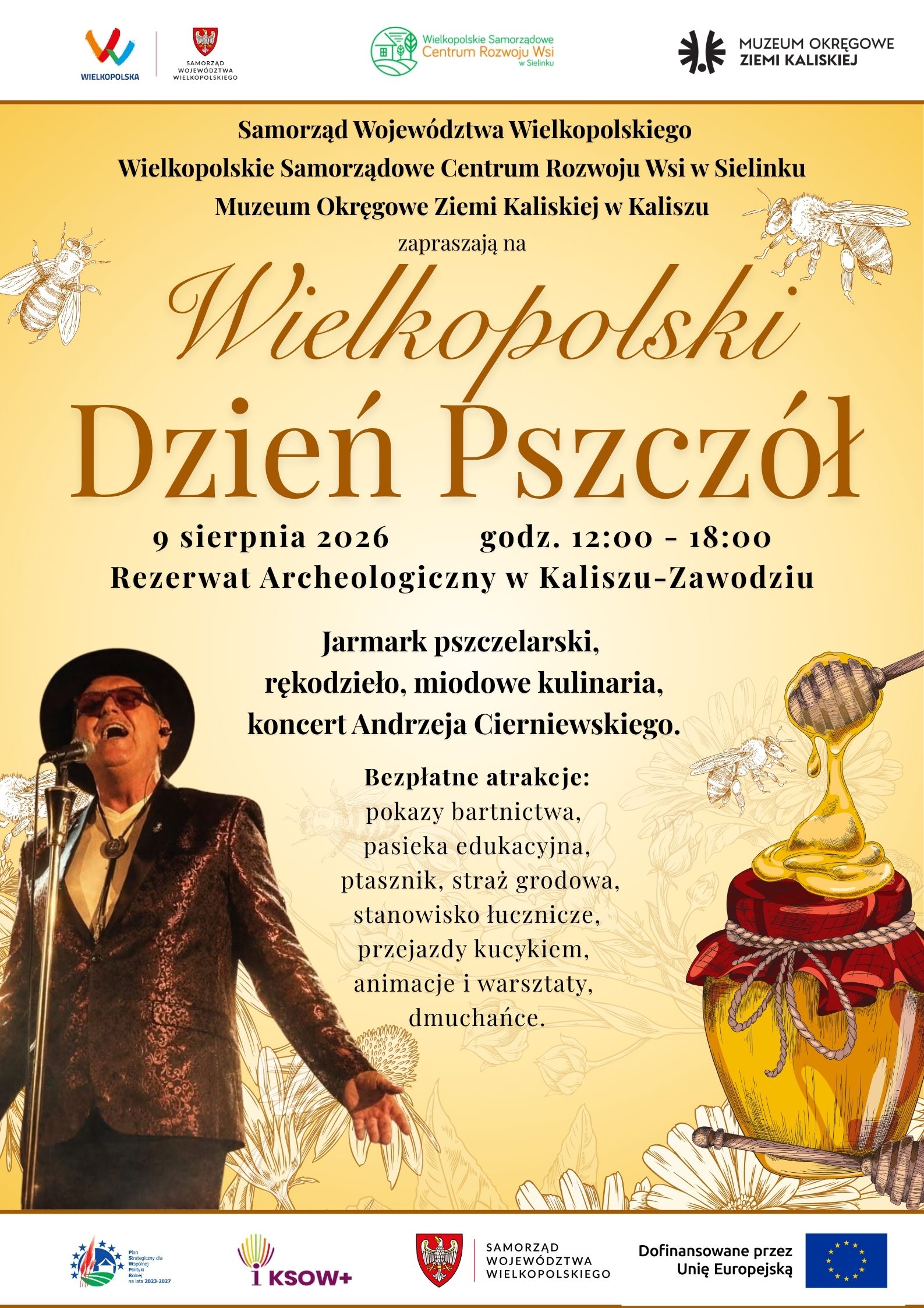 Dzień Pszcz&oacute;ł, grafika ozdobna, treść plakatu dostępna w artykule