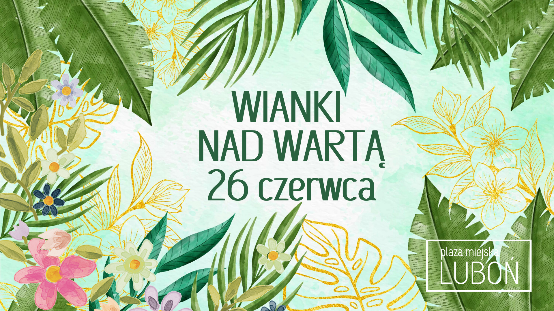 Wianki nad Wartą - grafika ozdobna