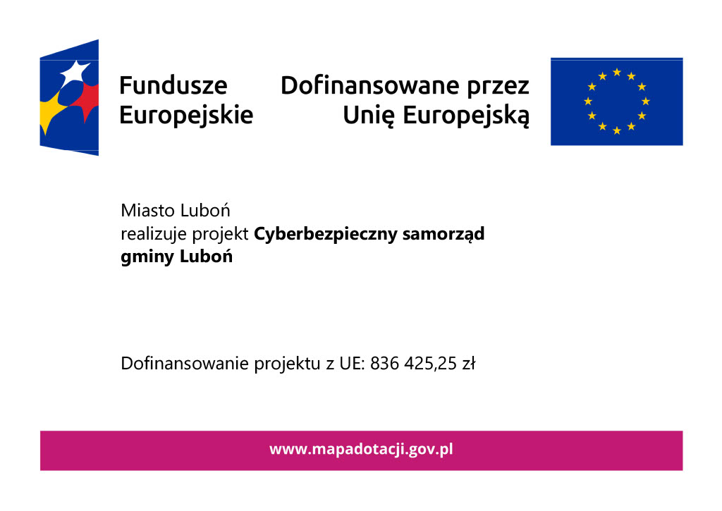 Grafika dotycząca dofinansowania projektu z Funduszy Unijnych.