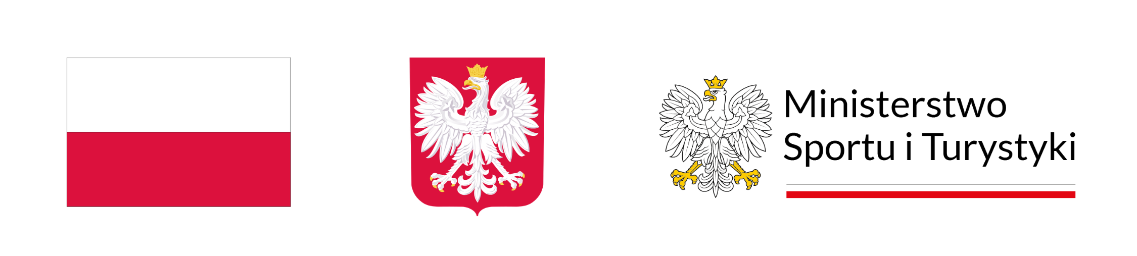 Grafika przedstawia barwy RP i logotyp Ministerstwa Sportu i Turystyki