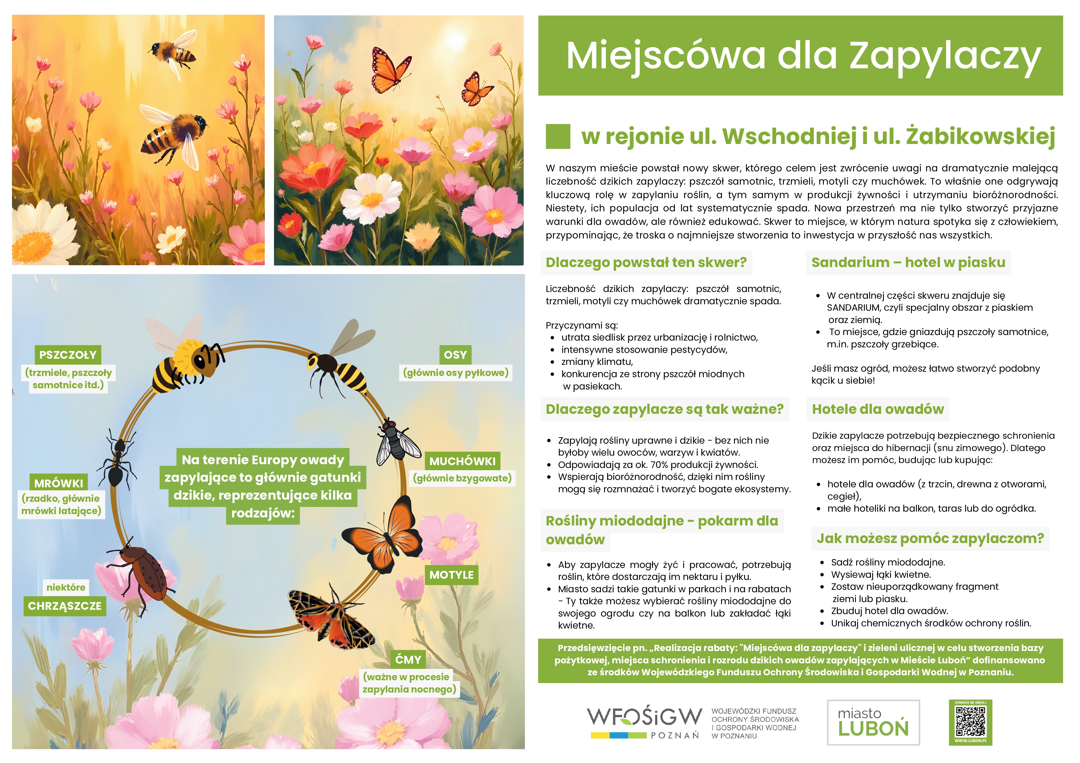 Tablica edukacyjno-informacyjna dotycząca nowej rabaty.