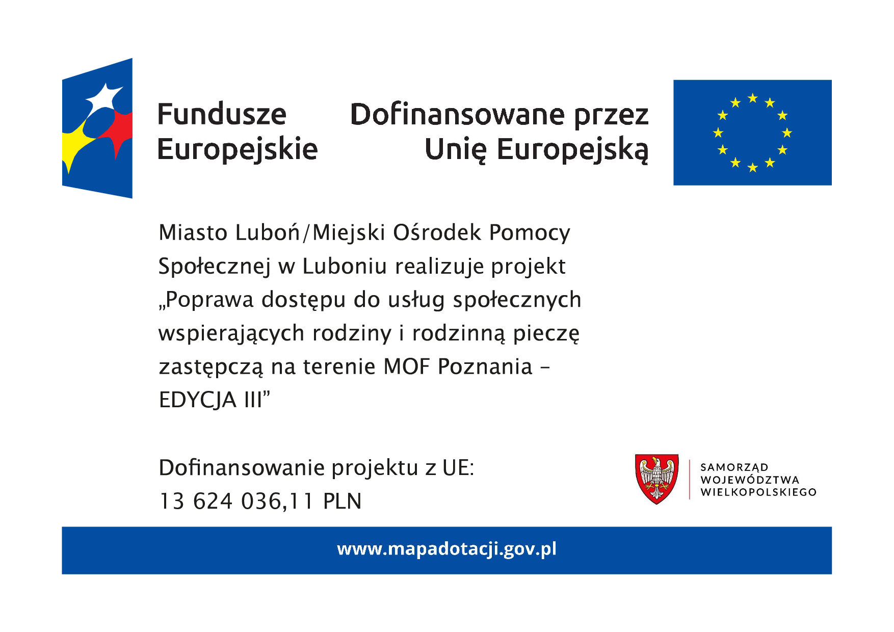 Grafika dotycząca dofinansowania