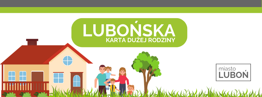 Lubońska Karta Dużej Rodziny - grafika ozdobna