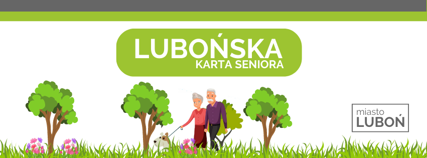 Lubońska Karta Seniora - grafika ozdobna